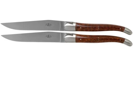 Forge De Laguiole LAT22MINAM Snake Wood Couteaux à Steak Set De 2 Pièces -Les Couteaux Soldes LAT22MINAM 01 forge de laguiole scaled