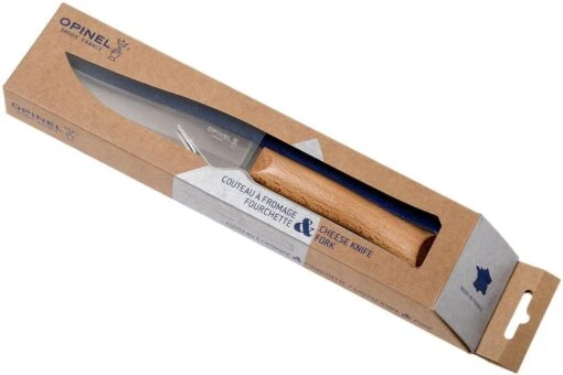 Opinel Cheese Set, Couteau Et Fourchette à Fromage Inox, 001834 -Les Couteaux Soldes OP001834 05 opinel op001834 05