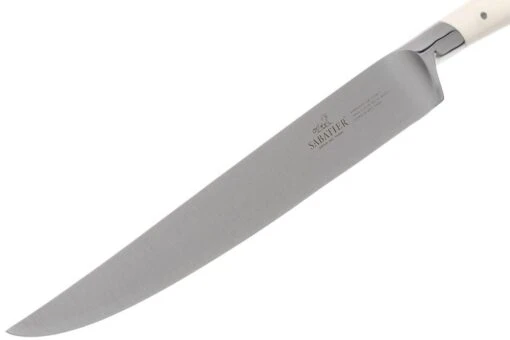 Lion Sabatier Edonist Perle Couteau à Trancher La Viande 20 Cm, Blanc, 806881 -Les Couteaux Soldes SA806881 03 lion sabatier edonist perie sa806881 03