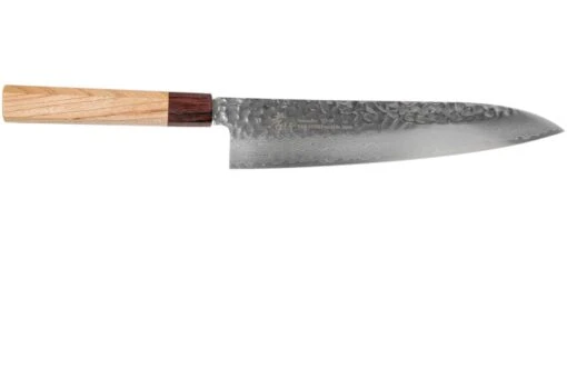 Sakai Takayuki Couteau De Chef 33-Layer Damascus Hammered WA 24 Cm -Les Couteaux Soldes TA07476 02 sakai takayuki scaled