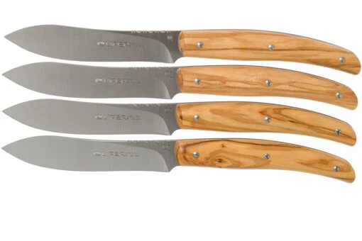 Viper Costata Set De Couteaux à Steak, Olivier, 4 Pièces, VT7502-04UL -Les Couteaux Soldes VPVT7502 04UL 01 viper scaled